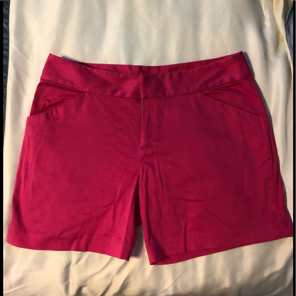 INC fushia shorts